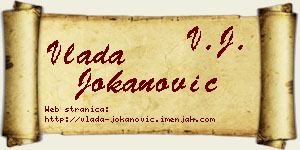 Vlada Jokanović vizit kartica